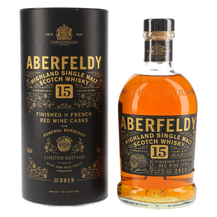Aberfeldy 15y Pomerol red wine finish